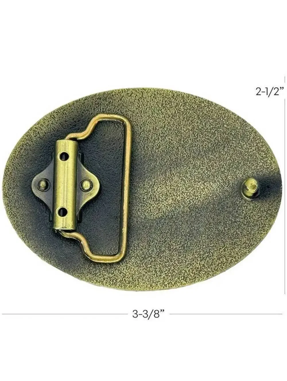 Brass Deer Belt Buckle